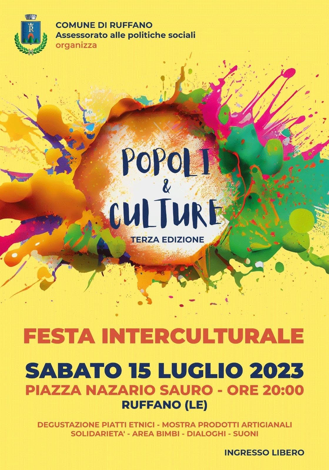 Il GUS alla Festa Interculturale dei Popoli e delle Culture di Ruffano