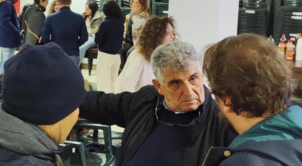 Pietro Bartolo a Molochio (RC), durante l'incontro nazionale del Gus (dicembre 2024)